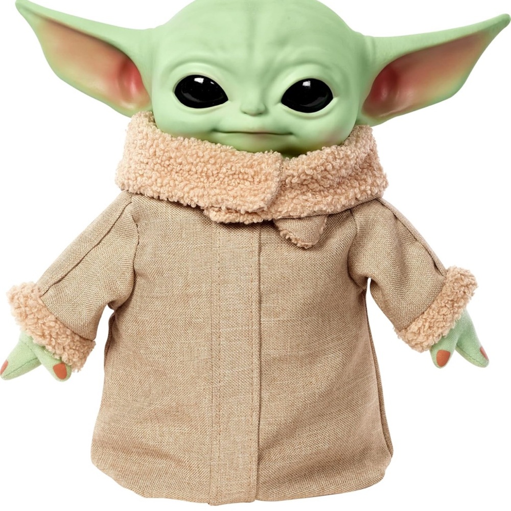 Mattel Star Wars Mandalorian 11" The Child Doll-Baby Yoda Plush Hard Head Works
